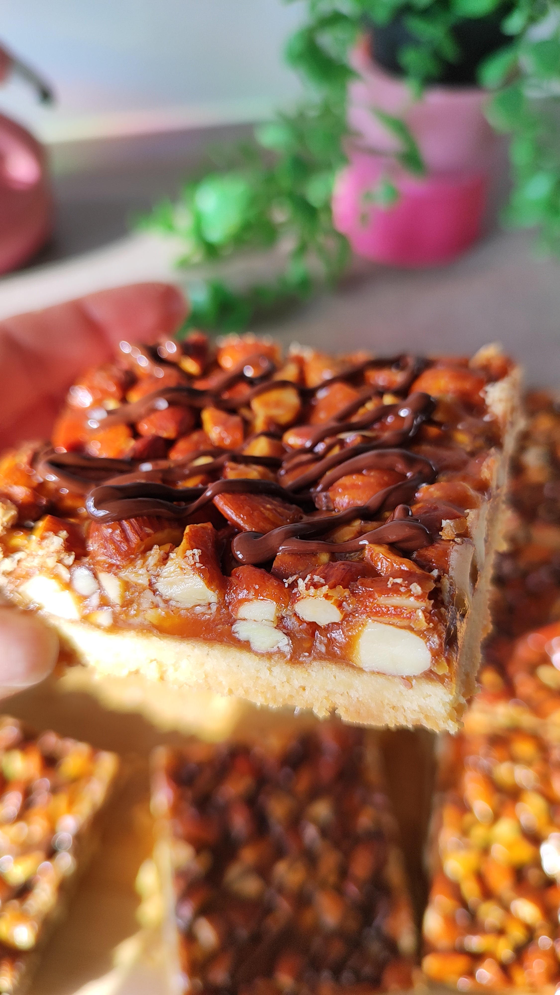 Almond Toffee Pie Bar